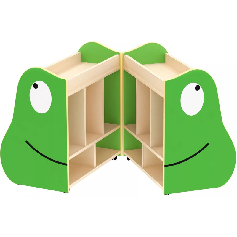 Rangement de livres mobiles et pliables