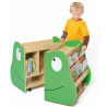 Rangement de livres mobiles et pliables