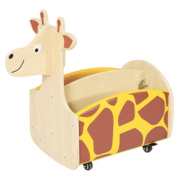 Rangement mobile de livres - Girafe