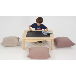 Table basse avec tableau