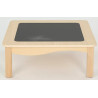 Table basse avec tableau