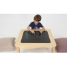 Table basse avec tableau