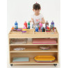 Chariot de rangement pour l'art