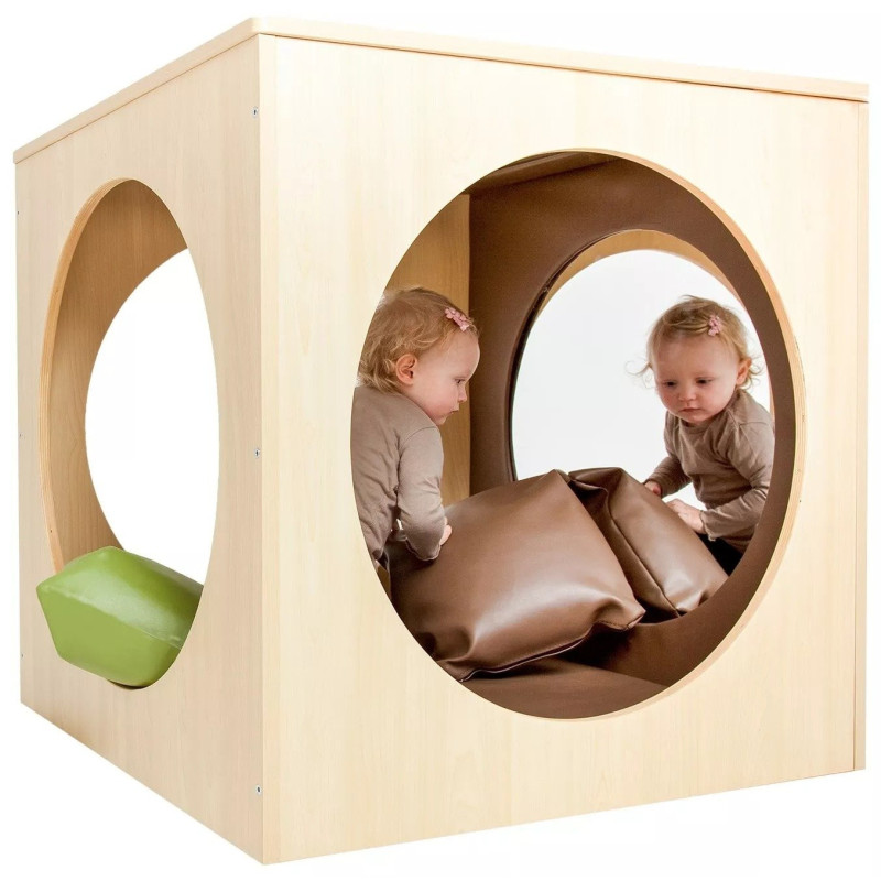 Espace de jeux- Cube Miroir avec 2 miroirs