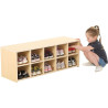 Banc avec range chaussures 10 cases