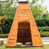 Cabane en bois tipi