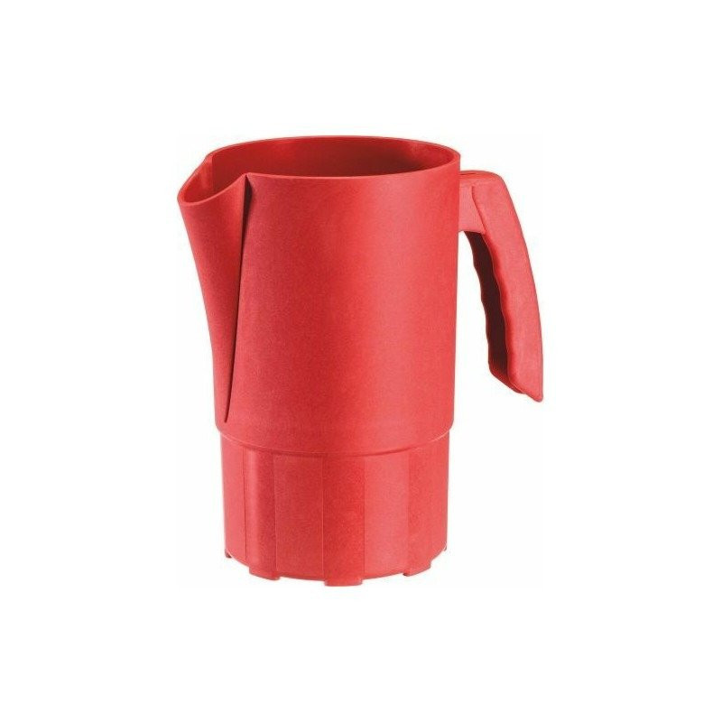 Pichet sans couvercle 1L Rouge - Matière Végétale