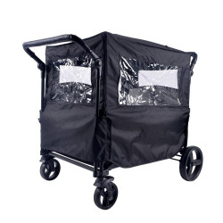 Habillage pluie pour poussette wagon 4 places