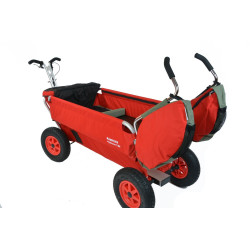 Barres de poussée pour poussette chariot