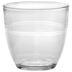 Lot de 6 gobelets duralex en verre trempé 9 cl empilable