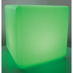 Cube lumineux sensoriel - LED - 40 cm