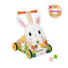 Chariot de marche Multi-Activités Lapin en bois