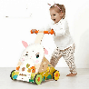 Chariot de marche Multi-Activités Lapin en bois