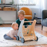 Chariot de marche en bois