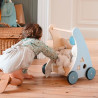 Chariot de marche en bois