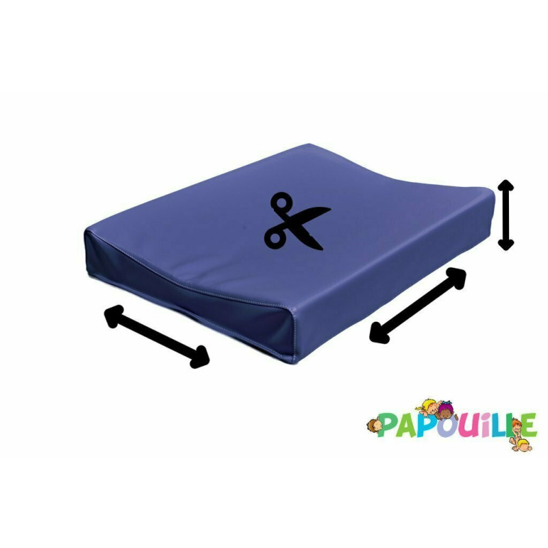 Matelas à langer galbé en mousse pvc sur mesure