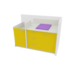 Table à langer sans cuve 135 x 85 cm