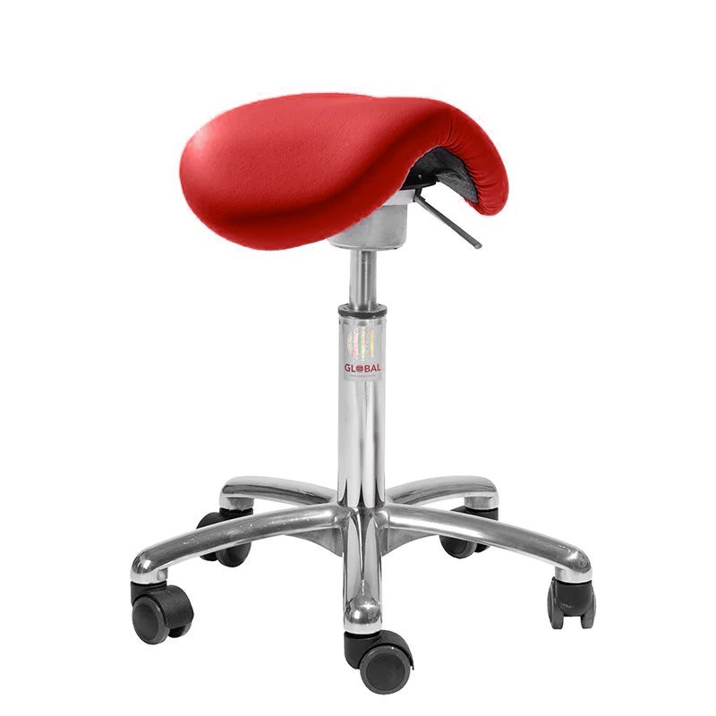 Siège selle ergonomique 360° a roulette petite enfance simili cuir