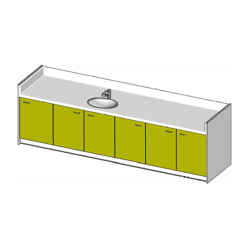 Grande table à langer 335 cm