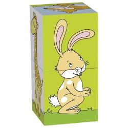 Puzzle de cube Animaux