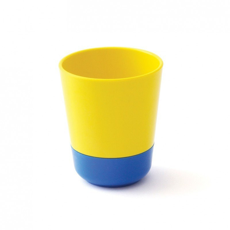 Gobelet Mélamine Antidérapant 16 Cl Jaune - Bleu