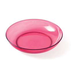 Assiette creuse copolyester bleue