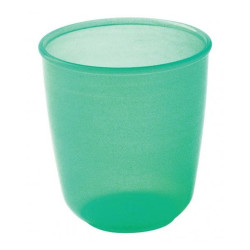 Gobelet polypropylène 15cl bleu transparent