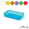 Barquette ravier rectangulaire polypropylène 30 cl blanche