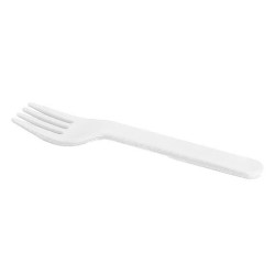 Fourchette pla blanc