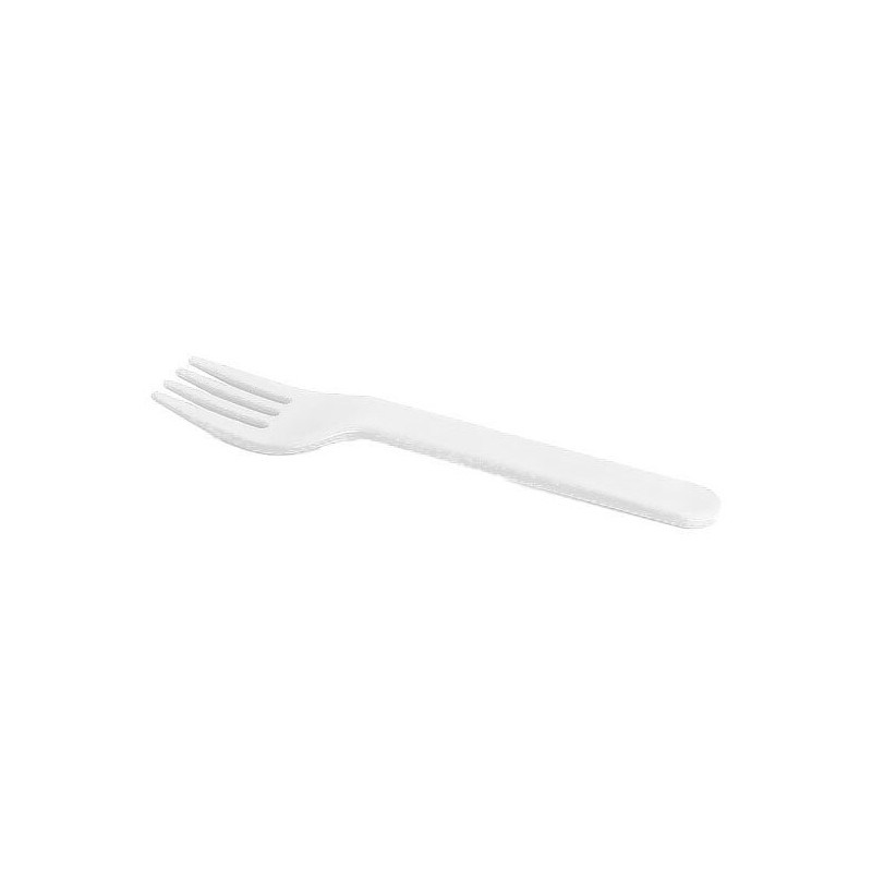 Fourchette pla blanc
