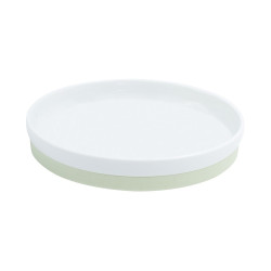 Assiette plate antidérapante céramique