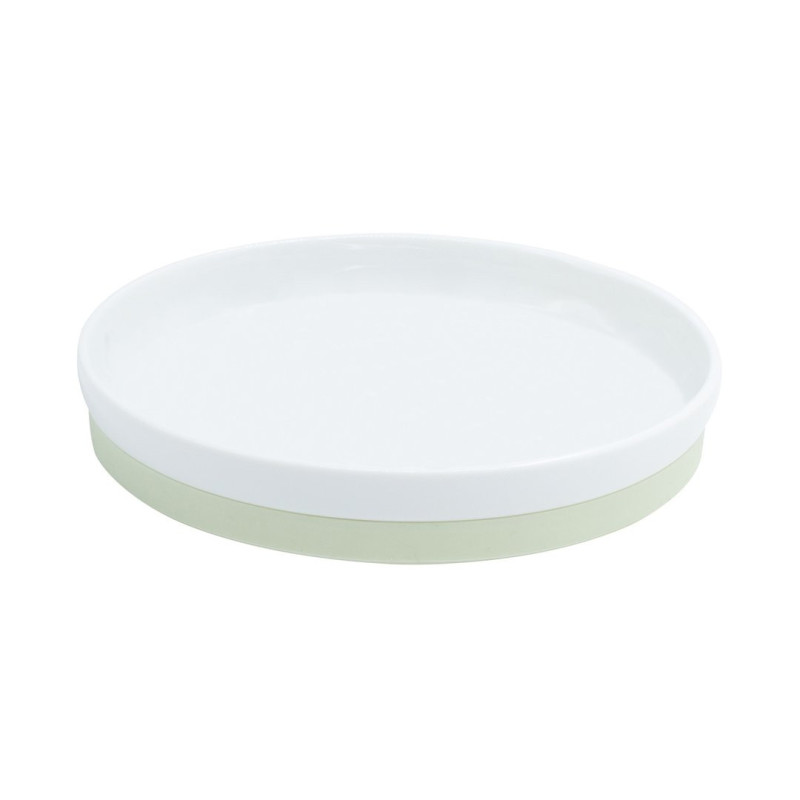 Assiette plate antidérapante céramique