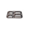 Plateau inox 4 compartiments enfant