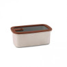 Boite de conservation - 1.1 L - Inox micro-ondable