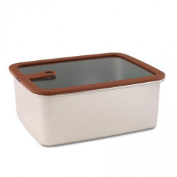 Boite de conservation - 3.2 L - Inox micro-ondable