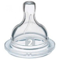 2 tétines bébé débit lent air flex 1 mois +