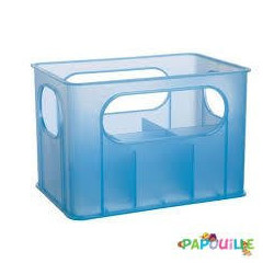 Casier porte ou range biberons bleu rd