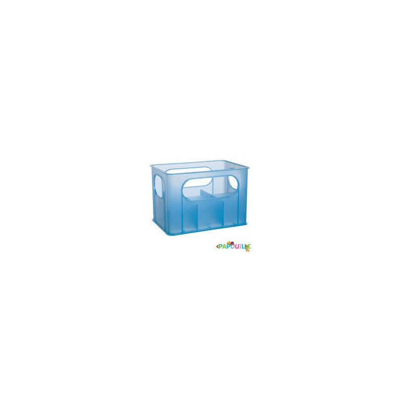 Casier porte ou range biberons bleu rd