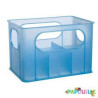 Casier porte ou range biberons bleu rd