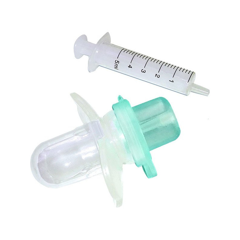 Sucette à réservoir pour médicament