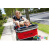 Poussette chariot quadruple kiddy bus tortue deluxe 4 places