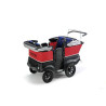 Poussette chariot quadruple kiddy bus tortue deluxe 4 places