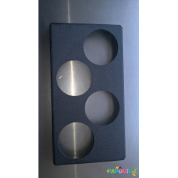 Plaque pour chauffe biberon professionnel 4 trous ø76mm