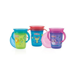 Gobelet magique 360° avec anses - 240ml - 6m+