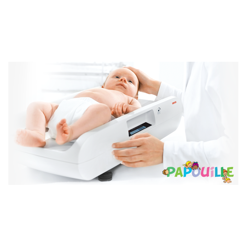 Pèse bébé seca 757 pèse-bébé sans fil avec système d’amortissement optimisé