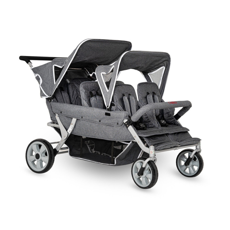 Poussette 6 places cabrio