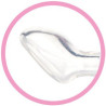2 sucettes soft touch silicone taille 0-6m physiologique