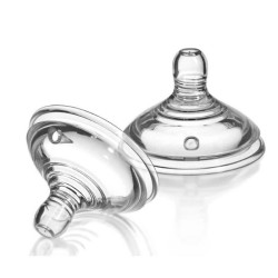 Tétine pour biberon débit moyen 3 mois et +