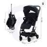 Poussette 1 place - adaptée comme bagage cabine - jusqu'à 22 Kg