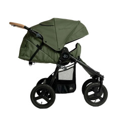 Poussette double - olive